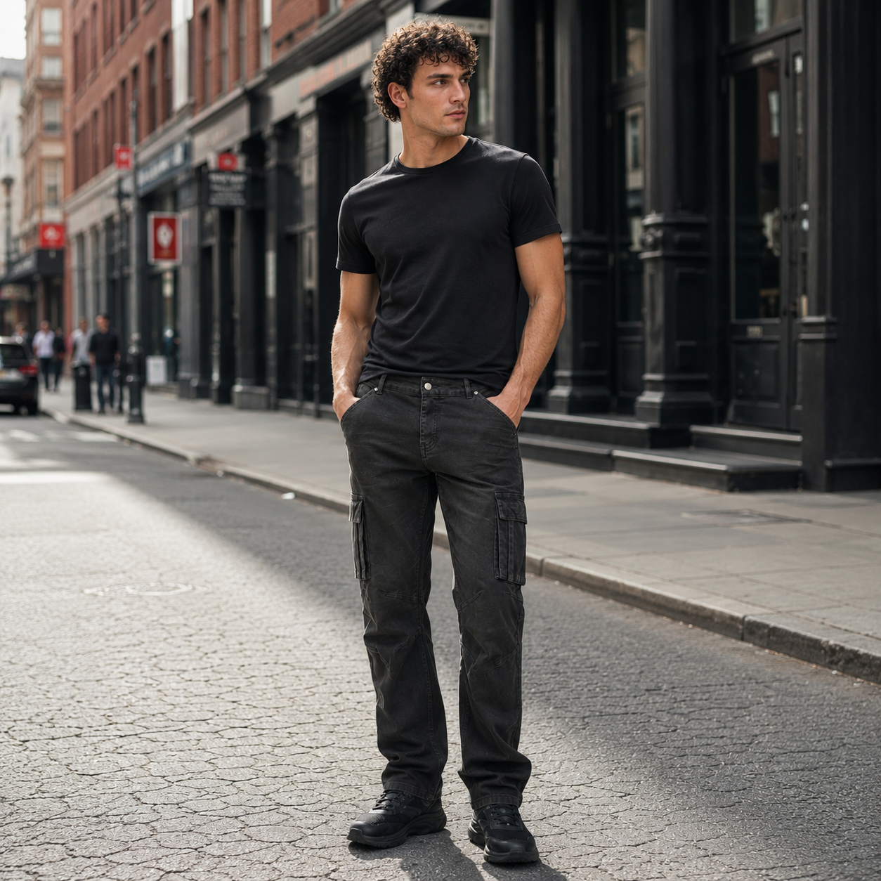 HME Men’s Classic Olive Cargo Jeans