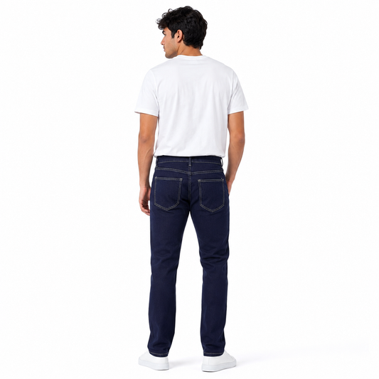HME Men’s Indigo Straight-Leg Jeans