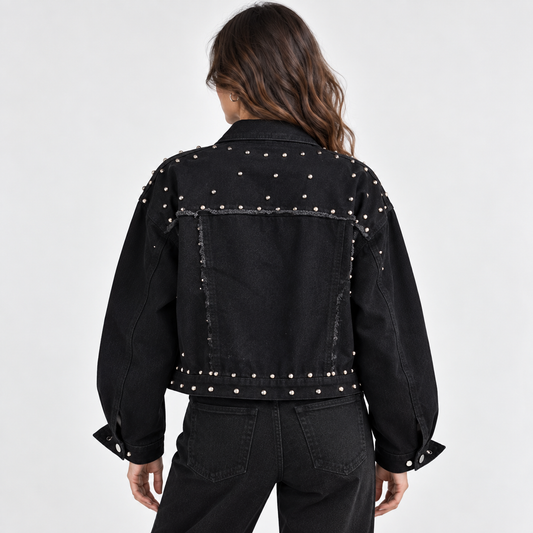 HME Women’s Black Denim Jacket