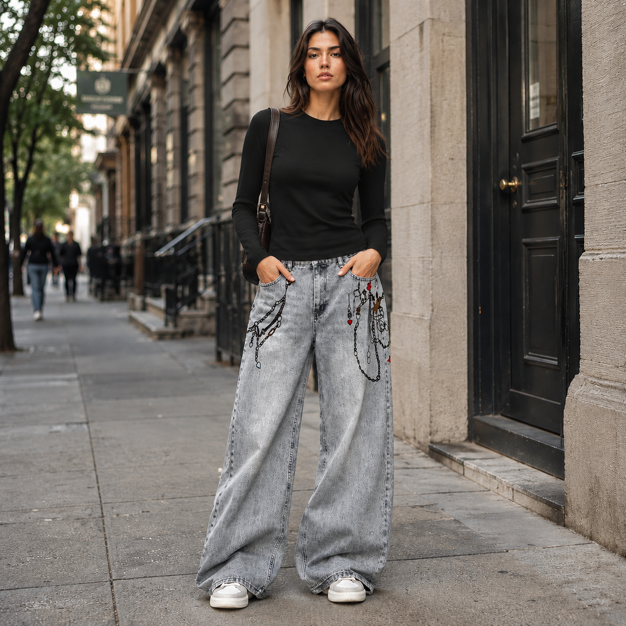 HME Women’s Premium Light Wash High-Rise Jeans Premium