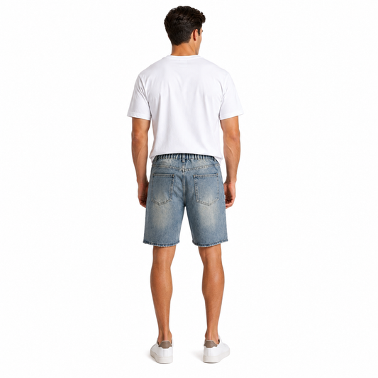 HME Men’s Brown Denim Shorts