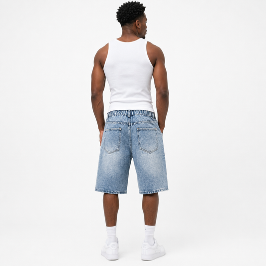 HME Men’s Heritage Light Wash Denim Shorts