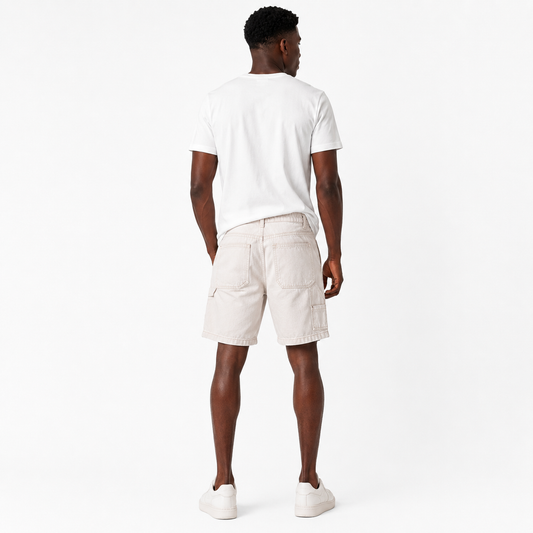 HME Men’s Classic Dark Wash Denim Shorts