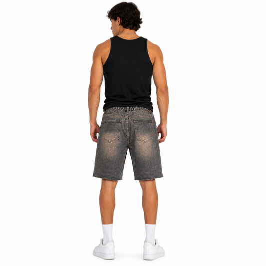HME Men’s Classic Brown Denim Shorts