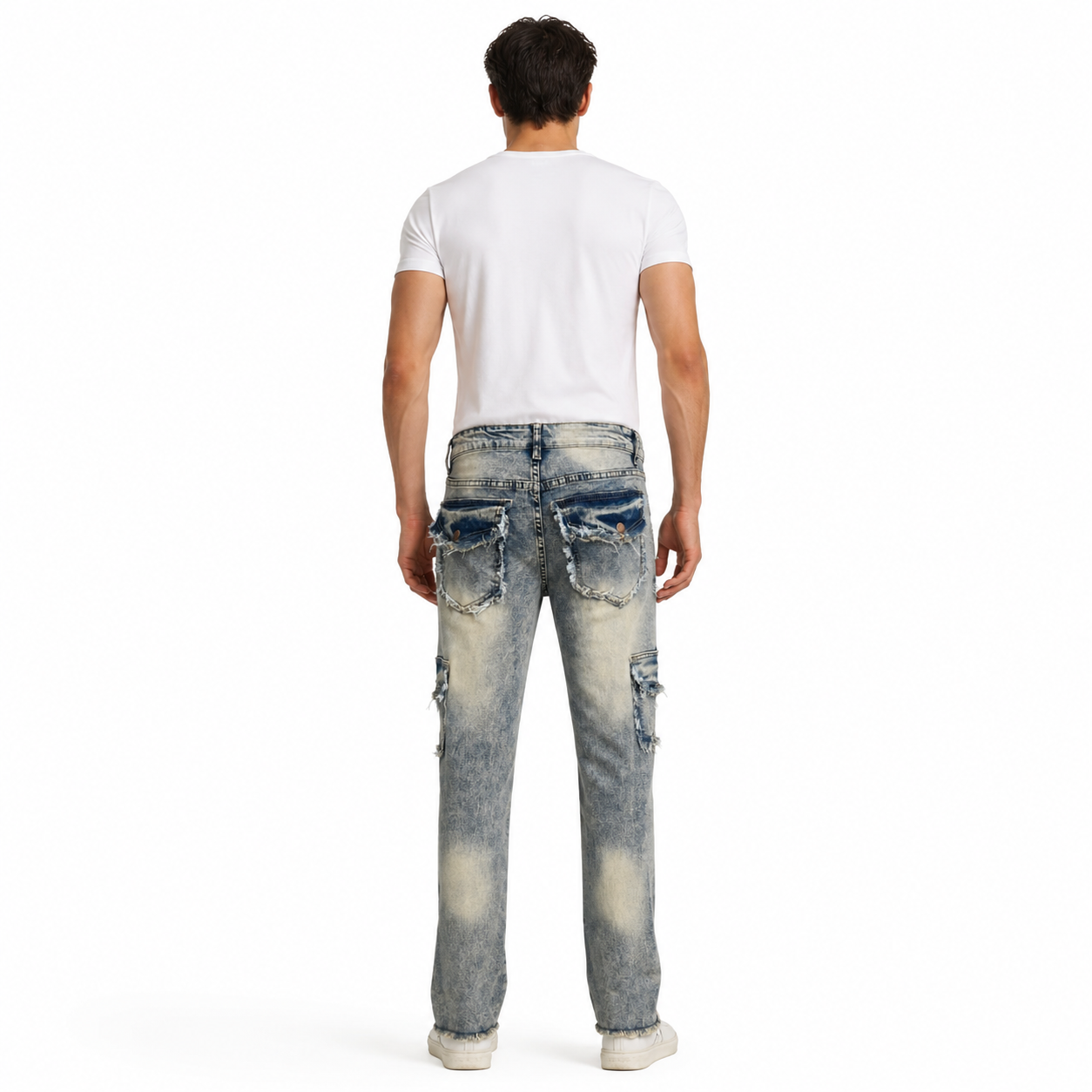 HME Men’s Core Mid Wash Straight-Leg Jeans