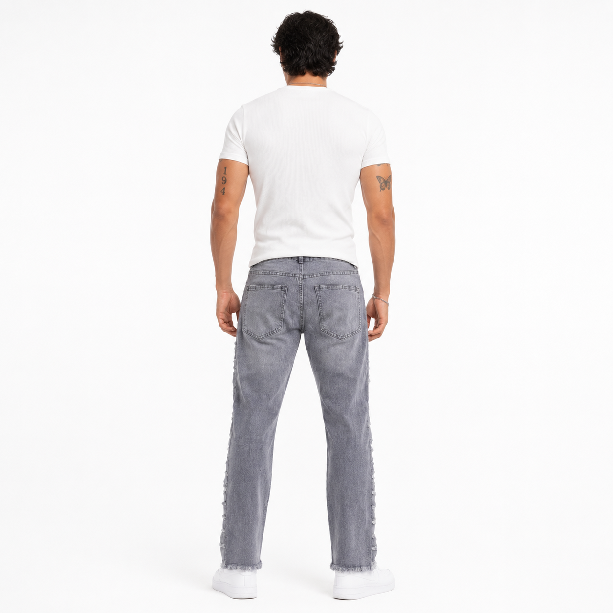 HME Men’s Elite Light Wash Straight-Leg Jeans