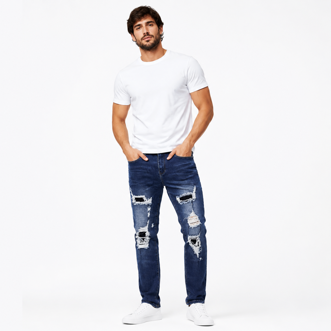 HME Men’s Dark Wash Skinny Jeans