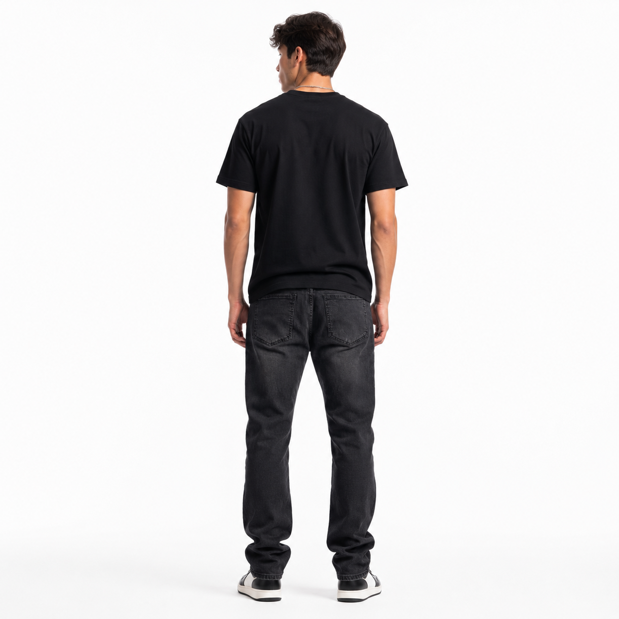 HME Men’s Everyday Black Straight-Leg Jeans
