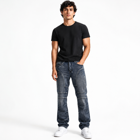 HME Men’s Core Dark Wash Straight-Leg Jeans
