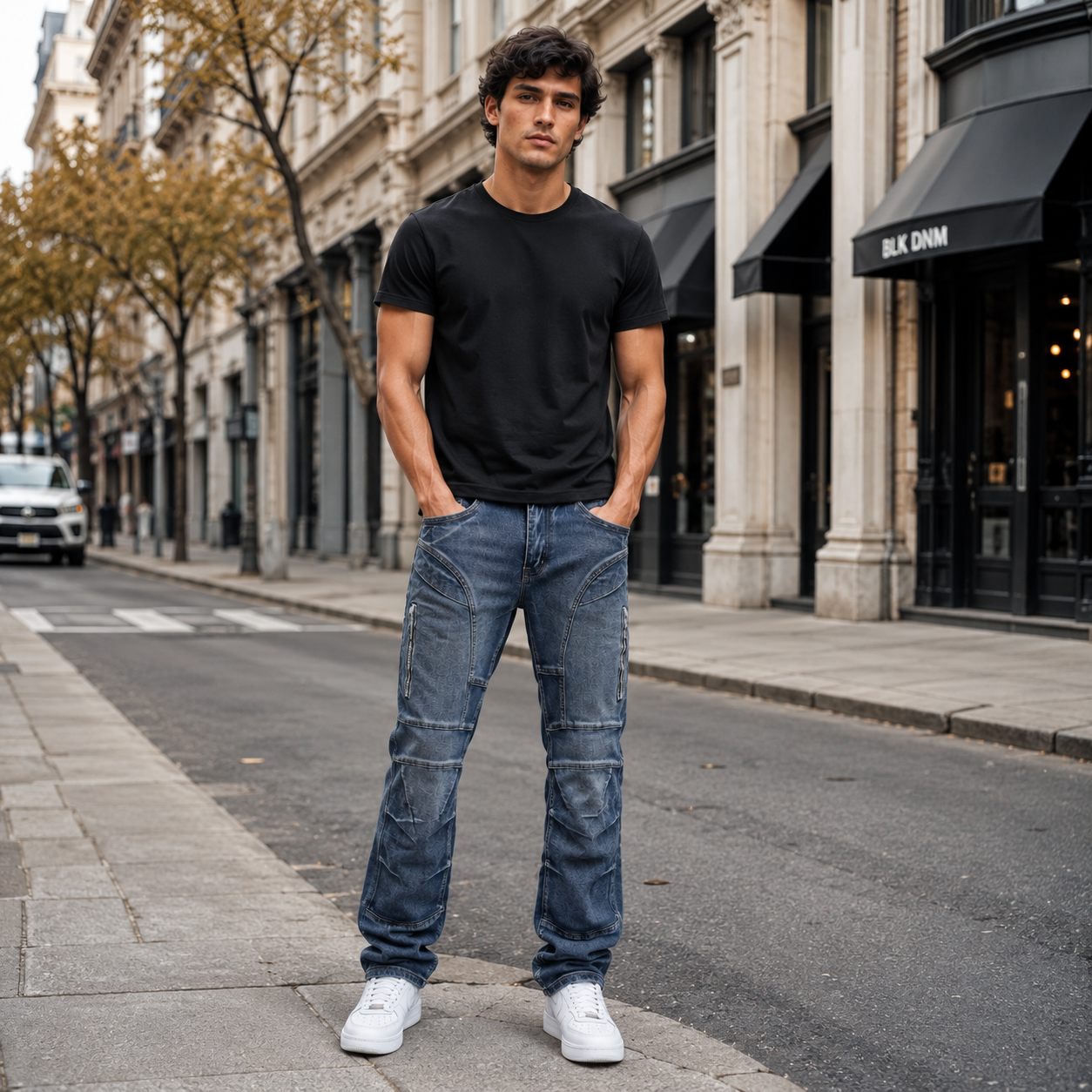 HME Men’s Core Dark Wash Straight-Leg Jeans