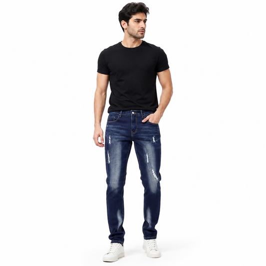 HME Men’s Studio Dark Wash Straight-Leg Jeans