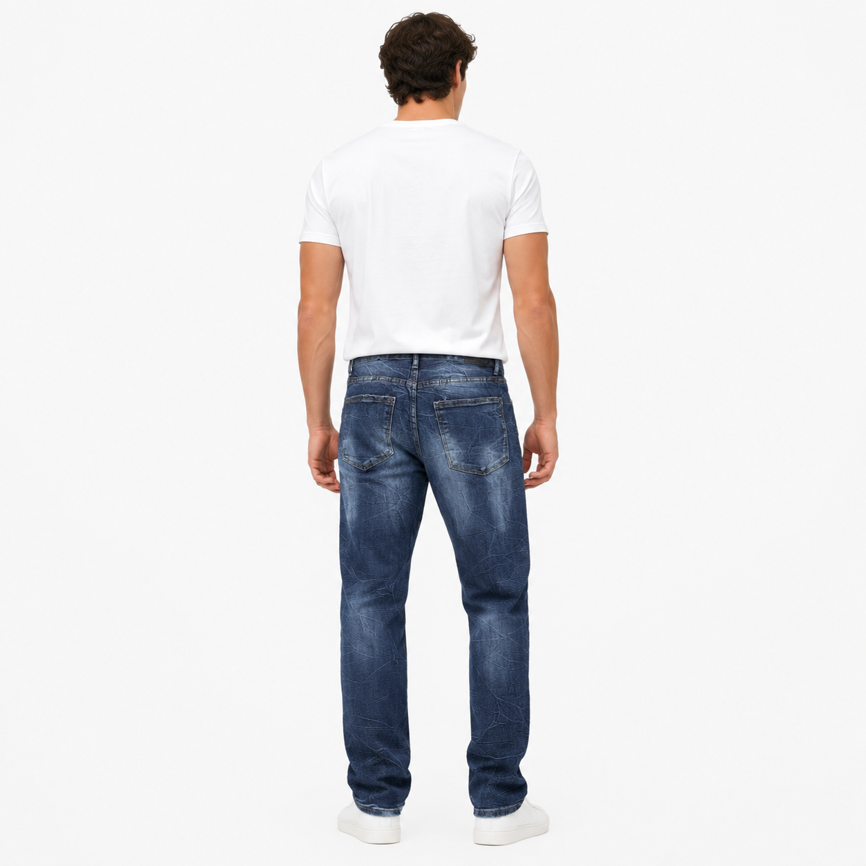 HME Men’s Modern Dark Wash Straight-Leg Jeans