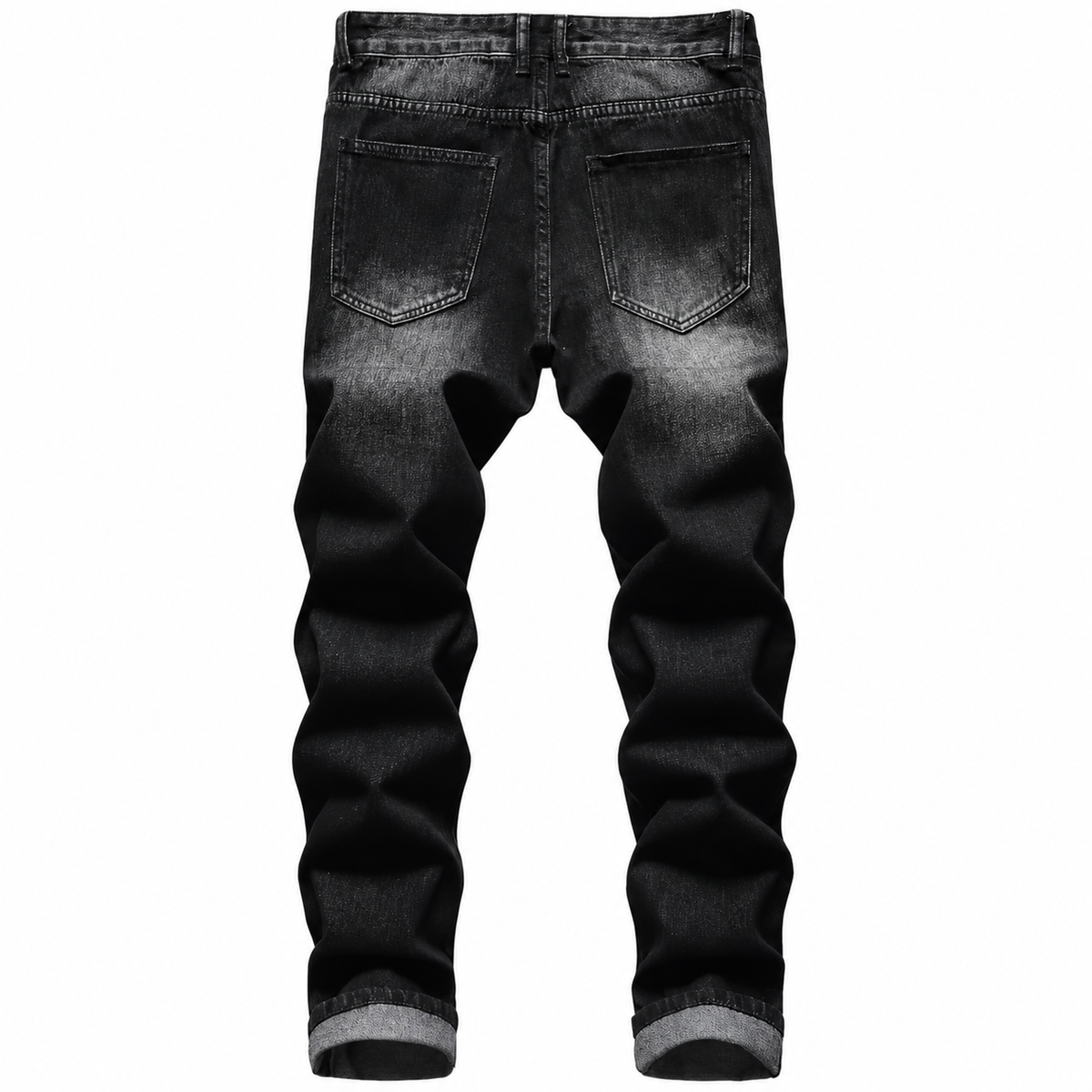 HME Men’s Heritage Black Straight-Leg Jeans