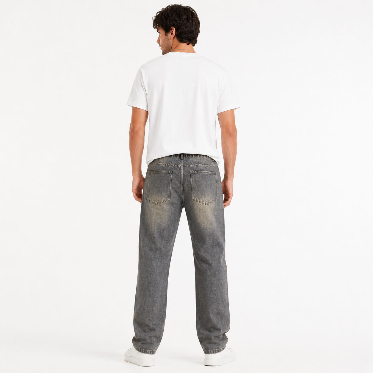 HME Men’s Grey Relaxed Jeans