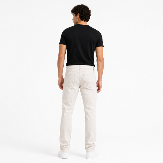 HME Men’s Rust Straight-Leg Jeans