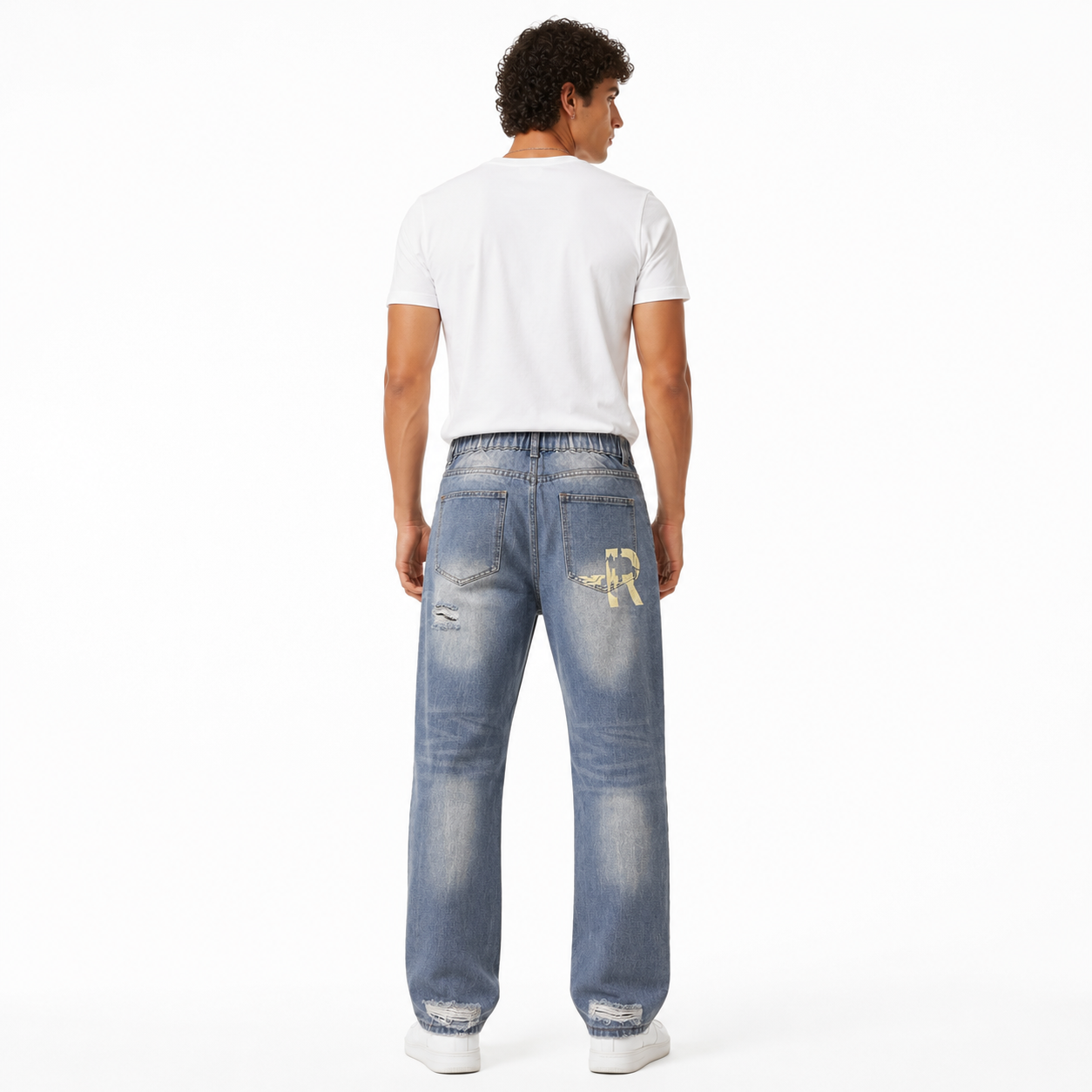 HME Men’s Heritage Light Wash Straight-Leg Jeans
