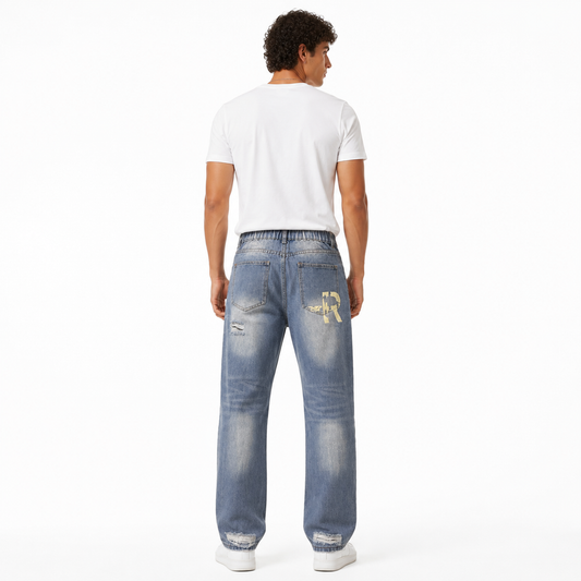 HME Men’s Heritage Light Wash Straight-Leg Jeans