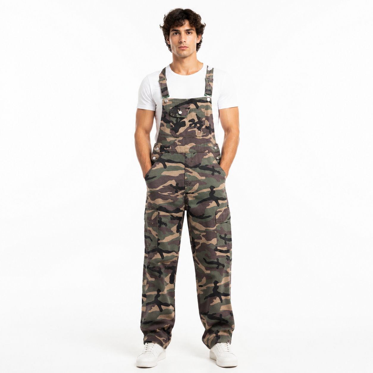 HME Men’s Black Denim Jumpsuit