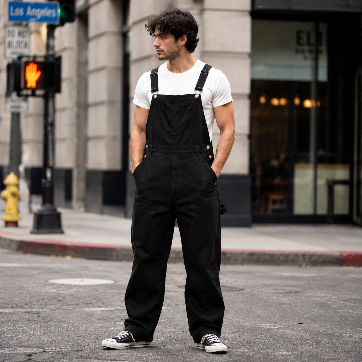 HME Men’s Signature Indigo Denim Jumpsuit