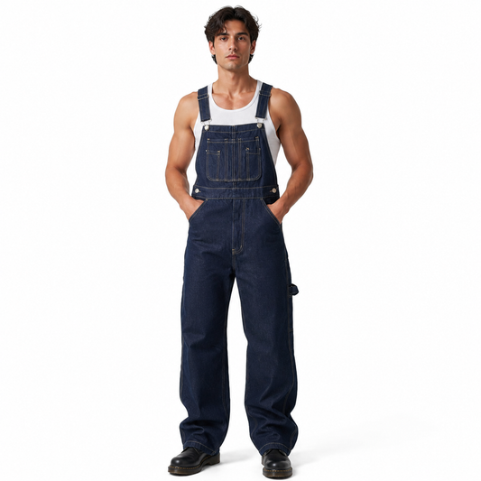 HME Men’s Indigo Denim Jumpsuit