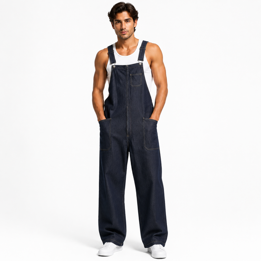 HME Men’s Premium Indigo Denim Jumpsuit