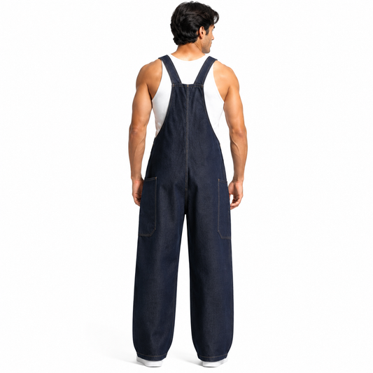 HME Men’s Premium Indigo Denim Jumpsuit