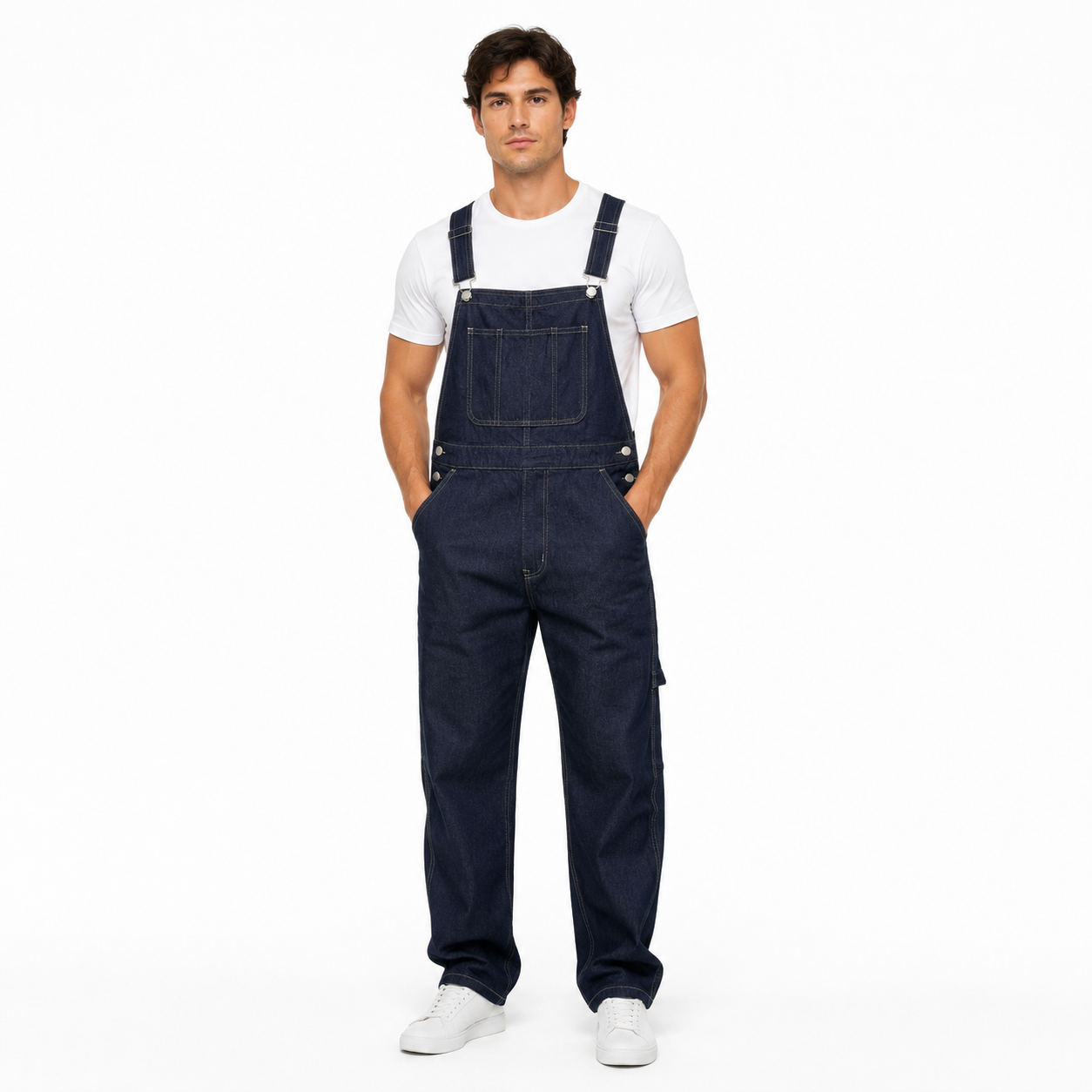 HME Men’s Classic Indigo Denim Jumpsuit