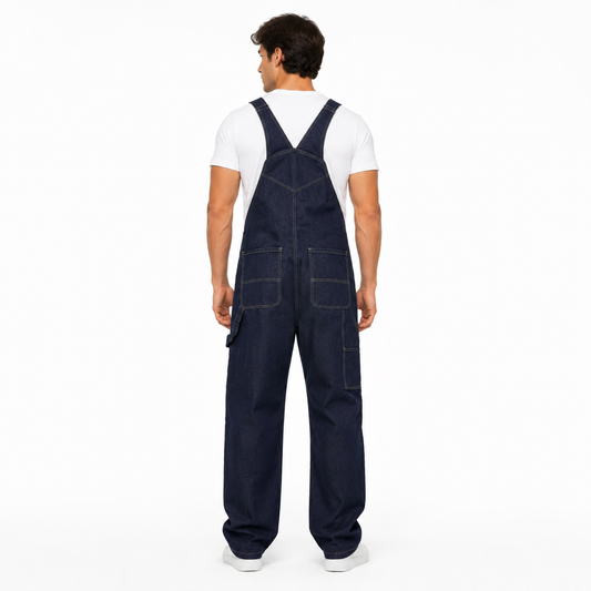 HME Men’s Classic Indigo Denim Jumpsuit