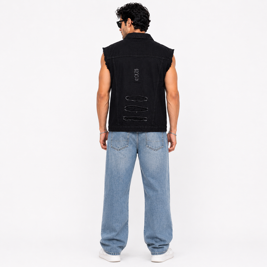 HME Men’s Indigo Denim Vest
