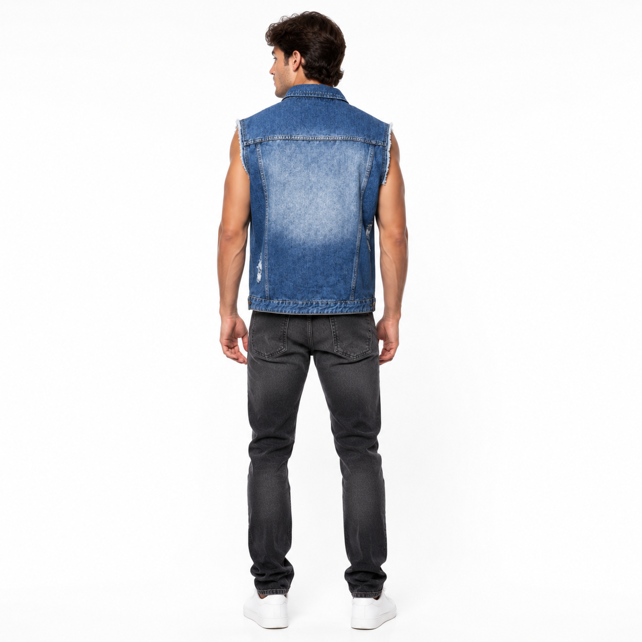 HME Men’s Signature Light Wash Denim Vest