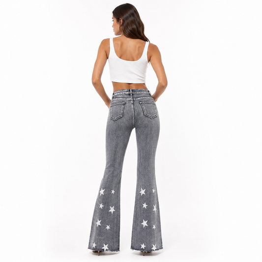 HME Women’s Luxe Mid Wash High-Rise Jeans