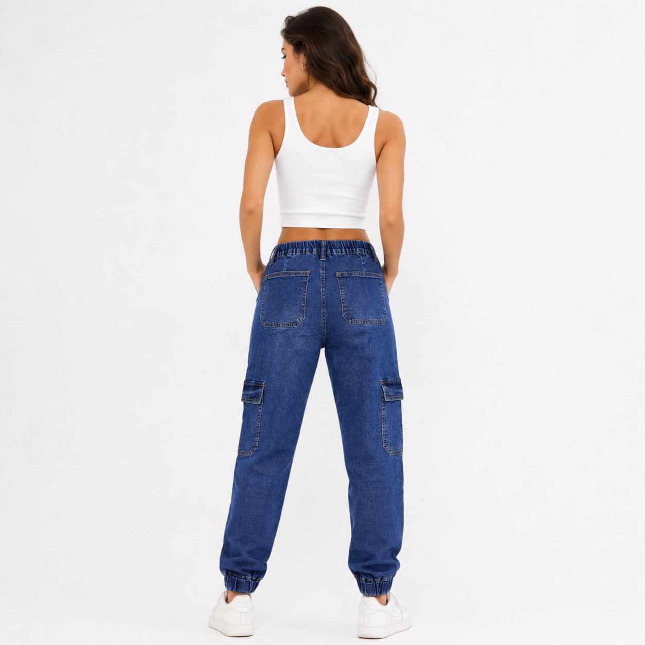 HME Women’s White High-Rise Jeans