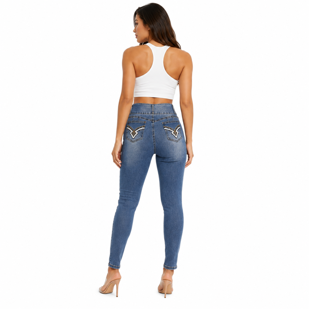 HME Women’s Aspen Light Wash High-Rise Jeans