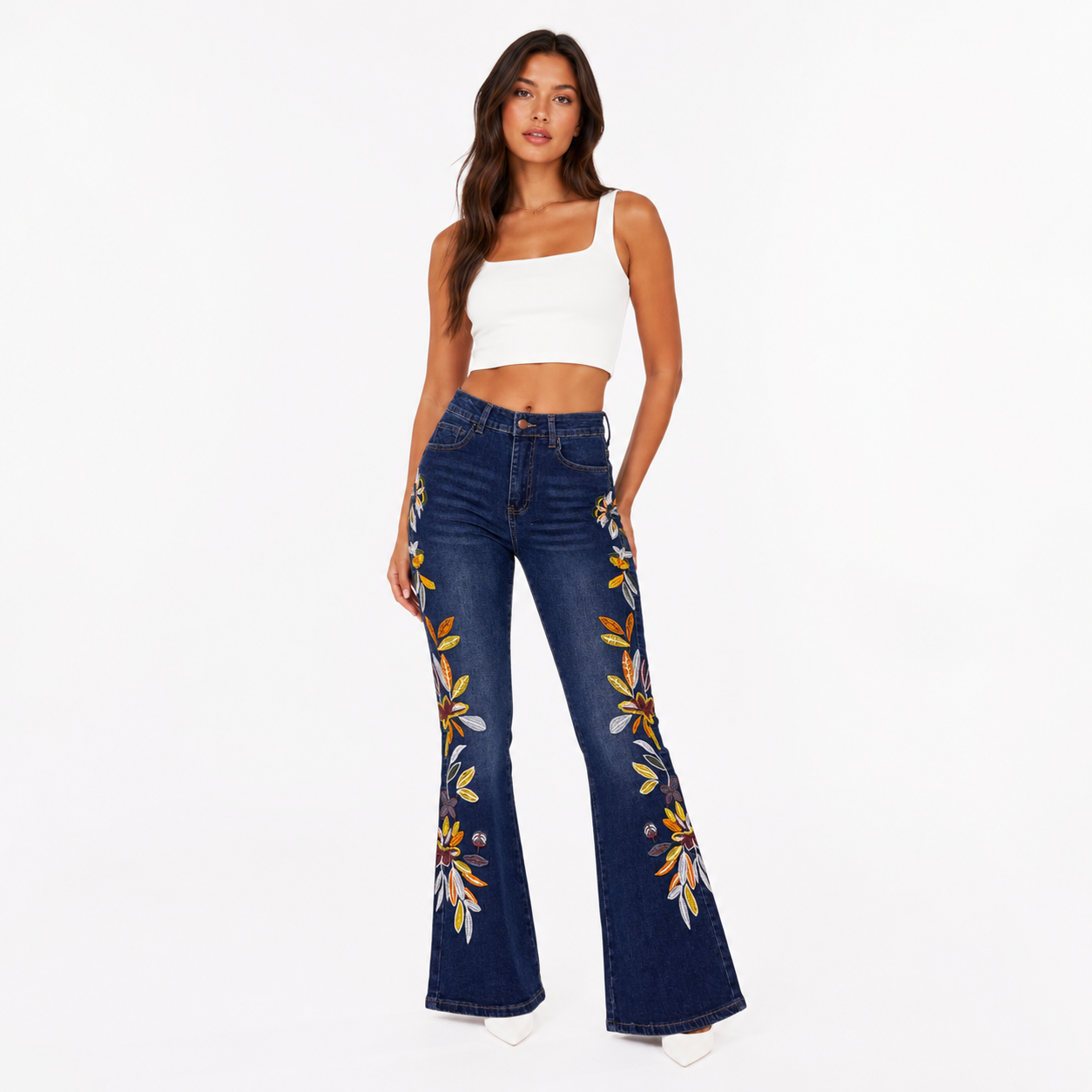 HME Women’s Essential Grey High-Rise Jeans
