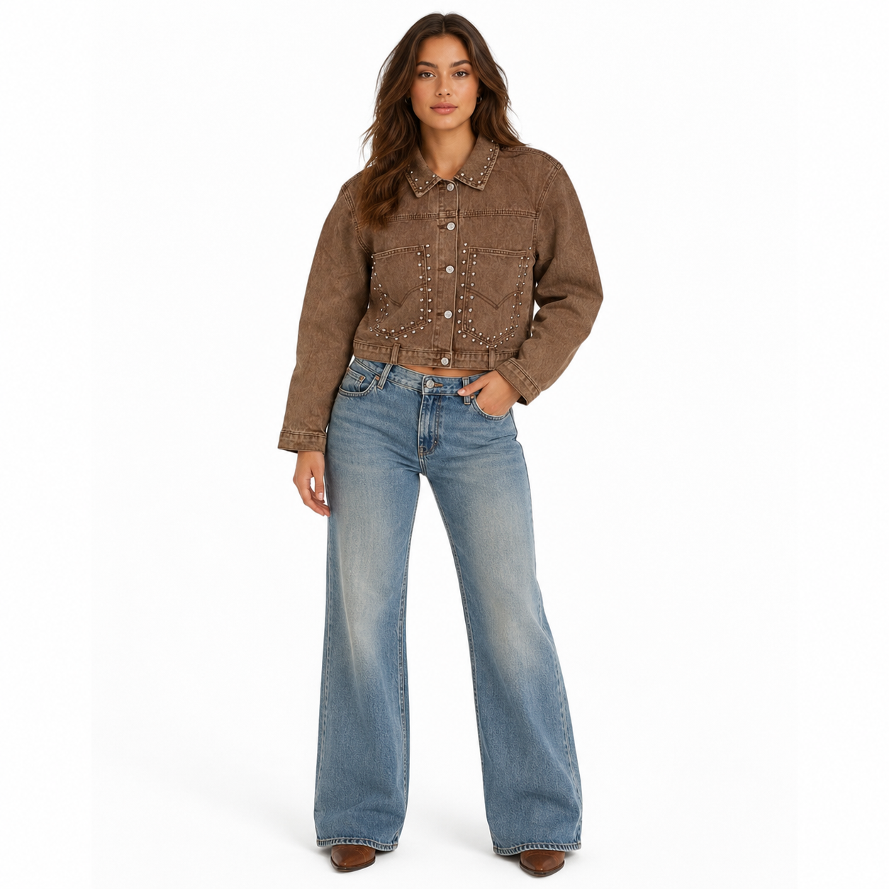 HME Women’s Dark Wash Denim Jacket