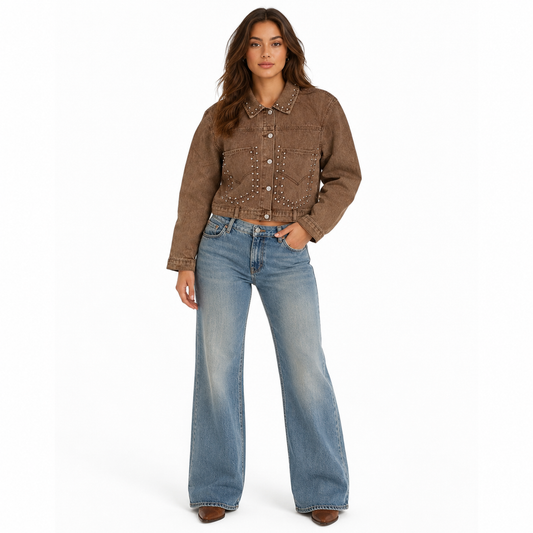HME Women’s Dark Wash Denim Jacket