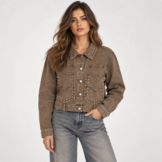 HME Women’s Dark Wash Denim Jacket