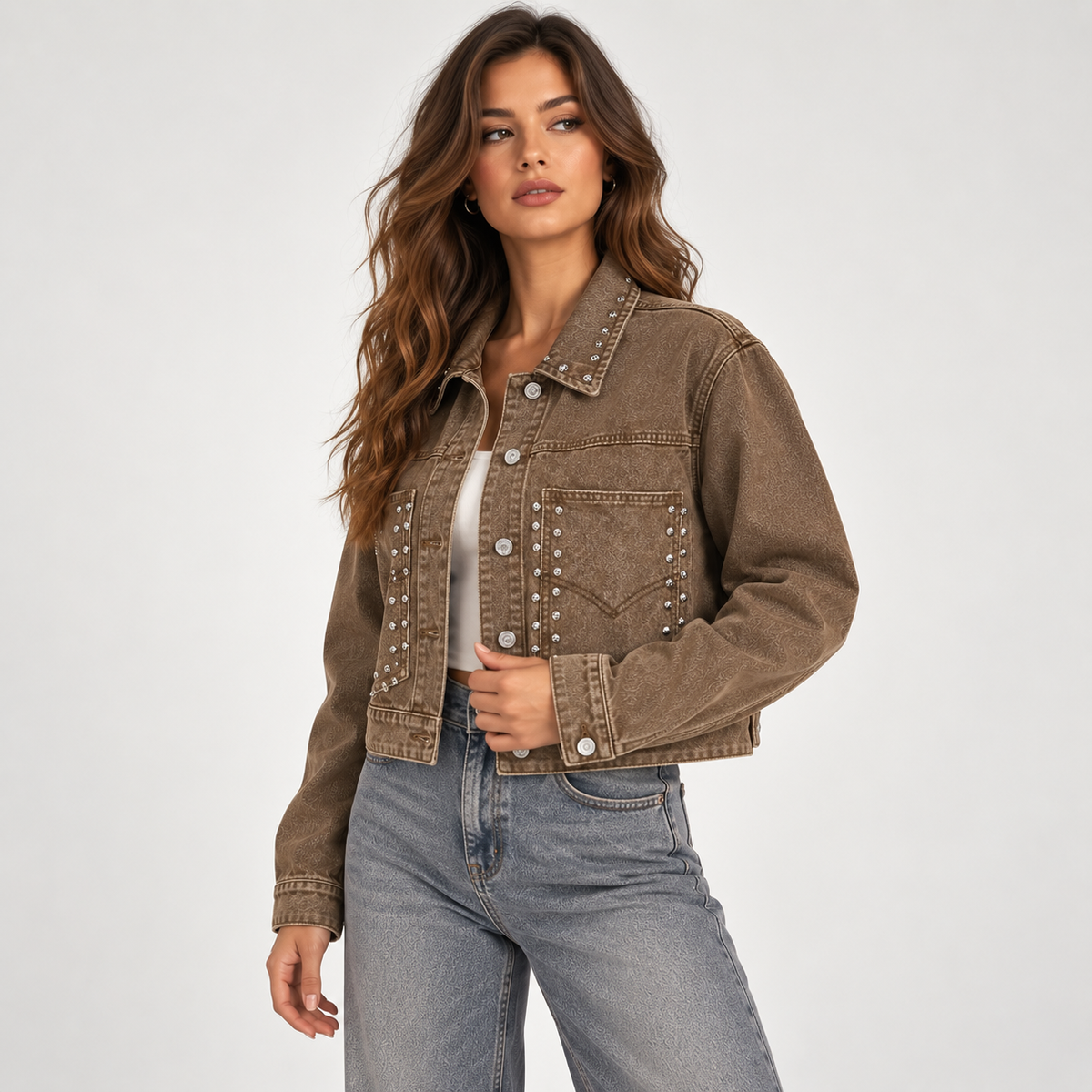 HME Women’s Dark Wash Denim Jacket