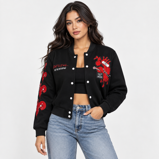 HME Women’s Heart Denim Jacket