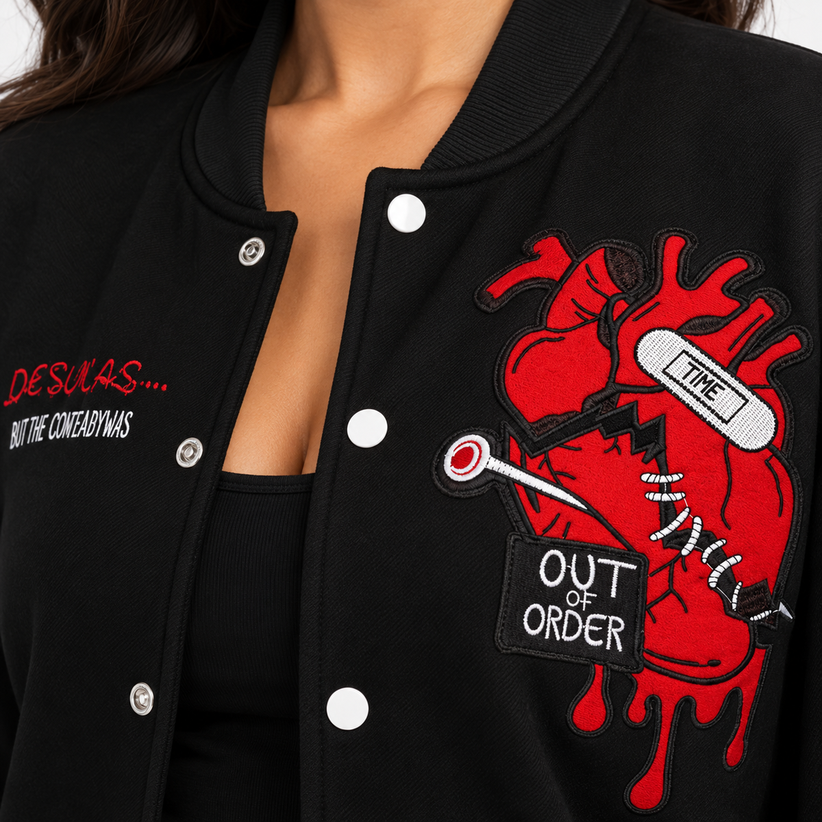 HME Women’s Heart Denim Jacket