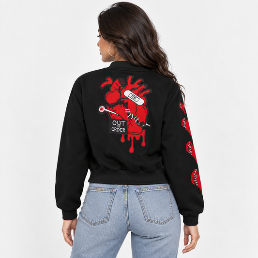 HME Women’s Heart Denim Jacket