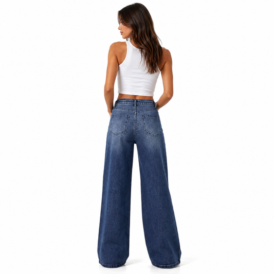 HME Women’s Bold Mid Wash High-Rise Jeans Premium