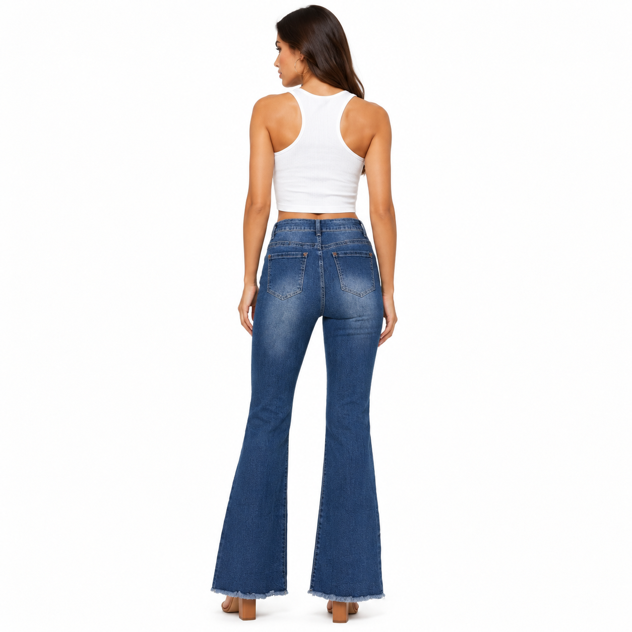 HME Women’s Essential Mid Wash High-Rise Jeans Premium