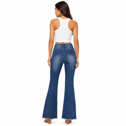 HME Women’s Essential Mid Wash High-Rise Jeans Premium