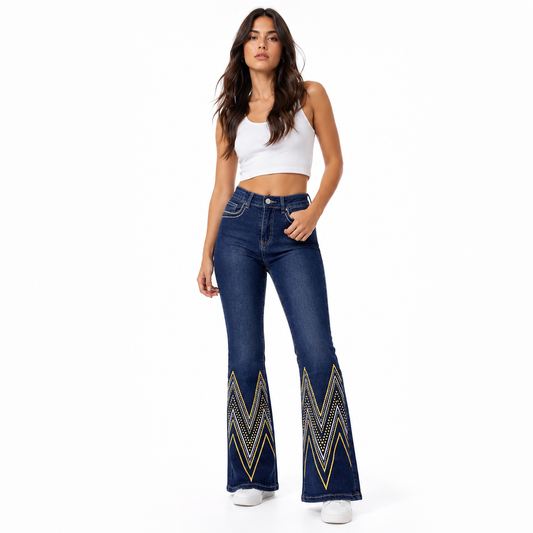 HME Women’s Brown High-Rise Jeans