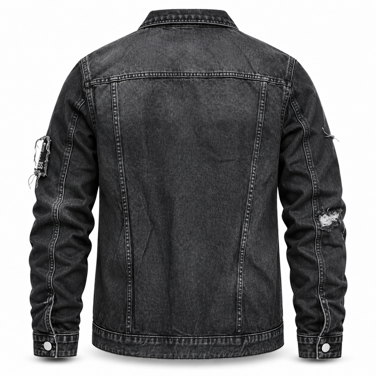 HME Men’s Original Black Denim Trucker Jacket