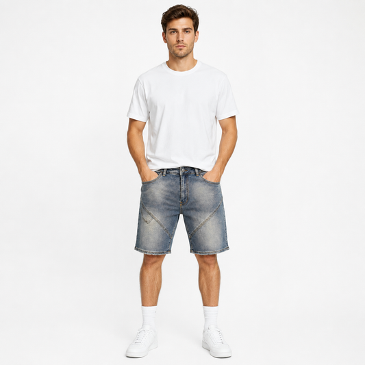 HME Men’s Everyday Light Wash Denim Shorts