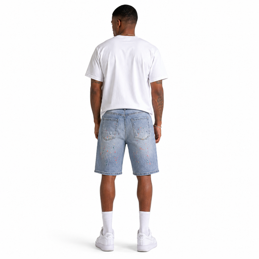 HME Men’s Icon Light Wash Denim Shorts
