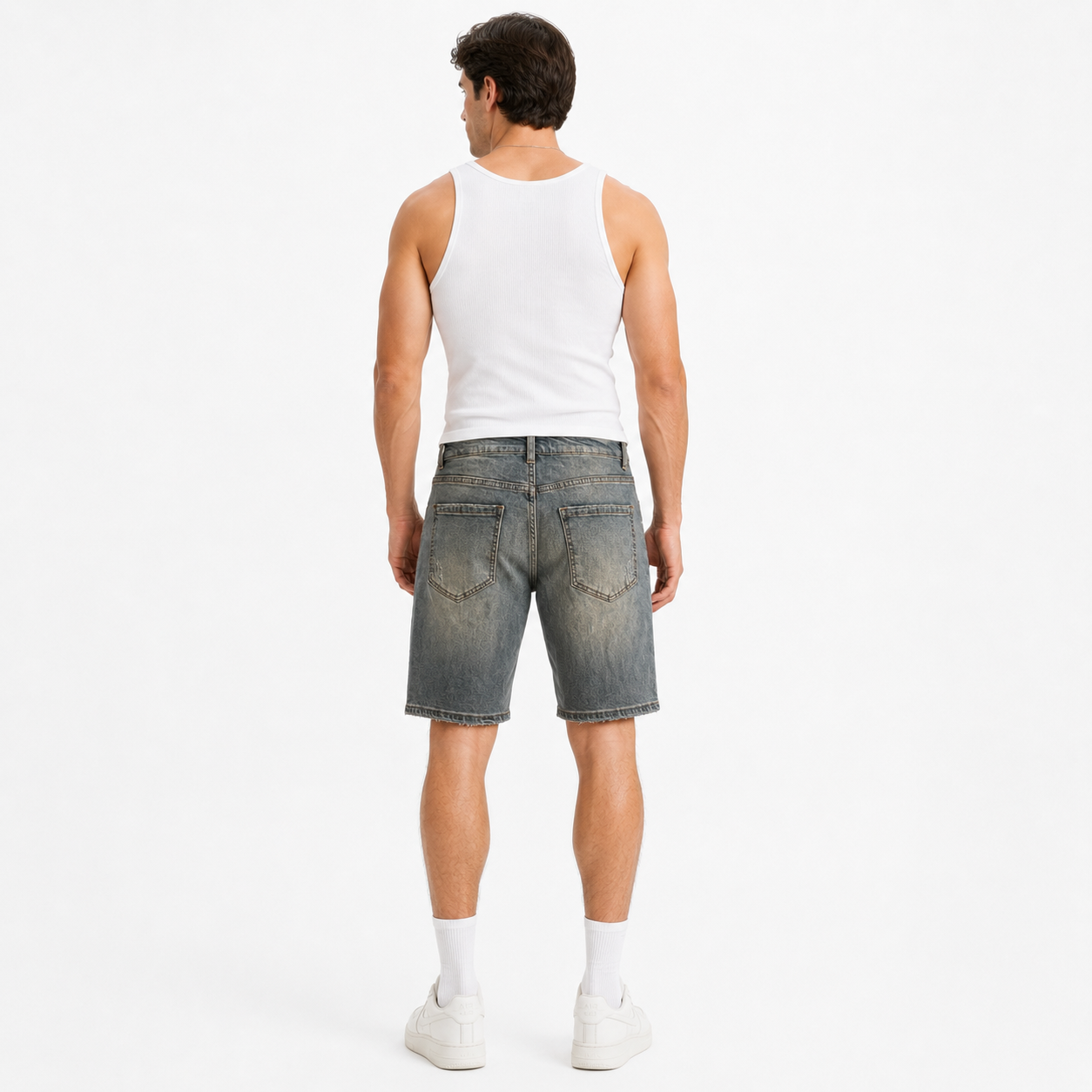 HME Men’s Signature Brown Denim Shorts