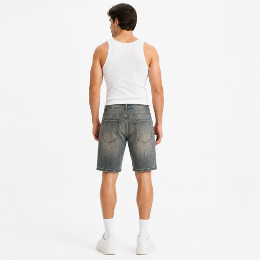 HME Men’s Signature Brown Denim Shorts